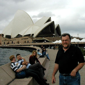 Robin Garr and the Sydney Opera House
