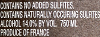 No sulfites added