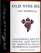 Marietta Old Vine Red