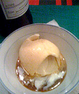 Pedro Ximenez on ice cream