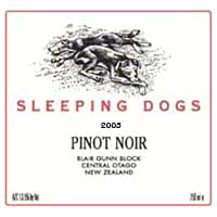 Sleeping Dog Pinot Noir