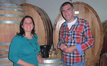 owners in barrel room