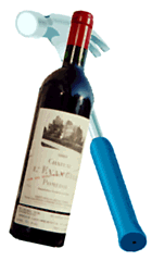 Bottle and hammer