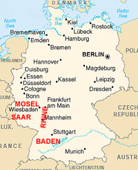 Map of Germany